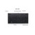 Adesso AKB-310UB | MiniUSB keyboard w/Optical trackball (bl