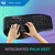 Adesso WKB-3500UB | Tru-Form Wirless Ergo Trackball Keyboard