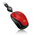 Adesso IMOUSES8R | RED USB ILLUMINATED RETRACTABLE MINI MOU