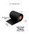 Brother TD4 4.33" x 243 ft (110mm x 74m) TDM238 Black Wax/Resin Ribbon For Synthetic Labels
