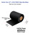 Brother Titan 3.27" x 1476 ft (83mm x 450m) TDW121 Black Wax Ribbon with Take-Up Core - 24 Rolls