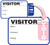 VisitorPass 3"x2" TAB Expiring LX900/LX1000/LX2000 Inkjet Name Badges (VIJT3-RL-3)