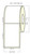 6500 4" x 12" Chemical Label 175/Roll for Pigment Inkjet Printers