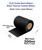 Zebra 2.2" x 984 Feet (56mm x 300m) HL35 Black Textile Resin Ribbon with Ink OUT