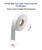 CP1106 3" x 1640 Ft Sew-On Wash Care Label 190 gsm Woven Nylon Coated with Polyamide / Fire-Resistant - 3" Core (76mm x 500m)