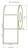 LX900 4" x 4"  White Polyester Label 625/Roll