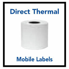 4 x 12 Hot Pink - Direct Thermal Labels - 3 Core - Removable