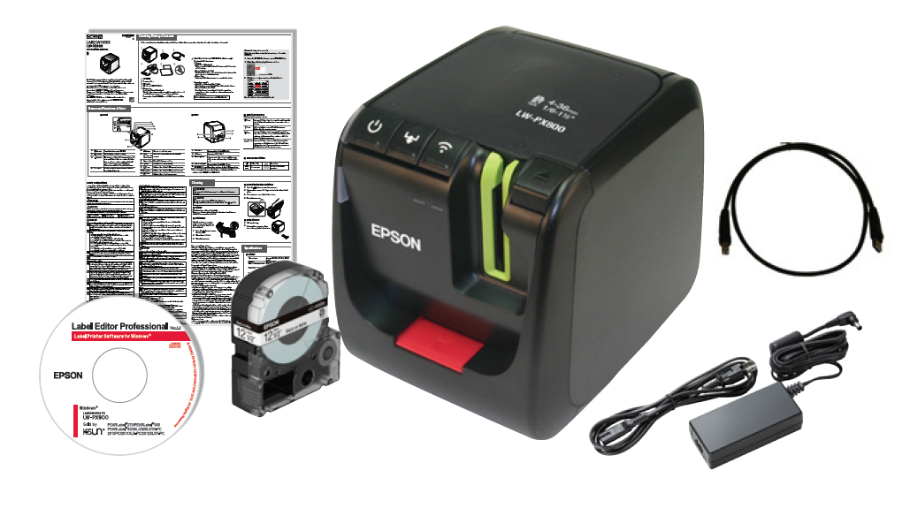 Epson LabelWorks LW-PX800 Industrial Label Printer Kit | Ksun PX