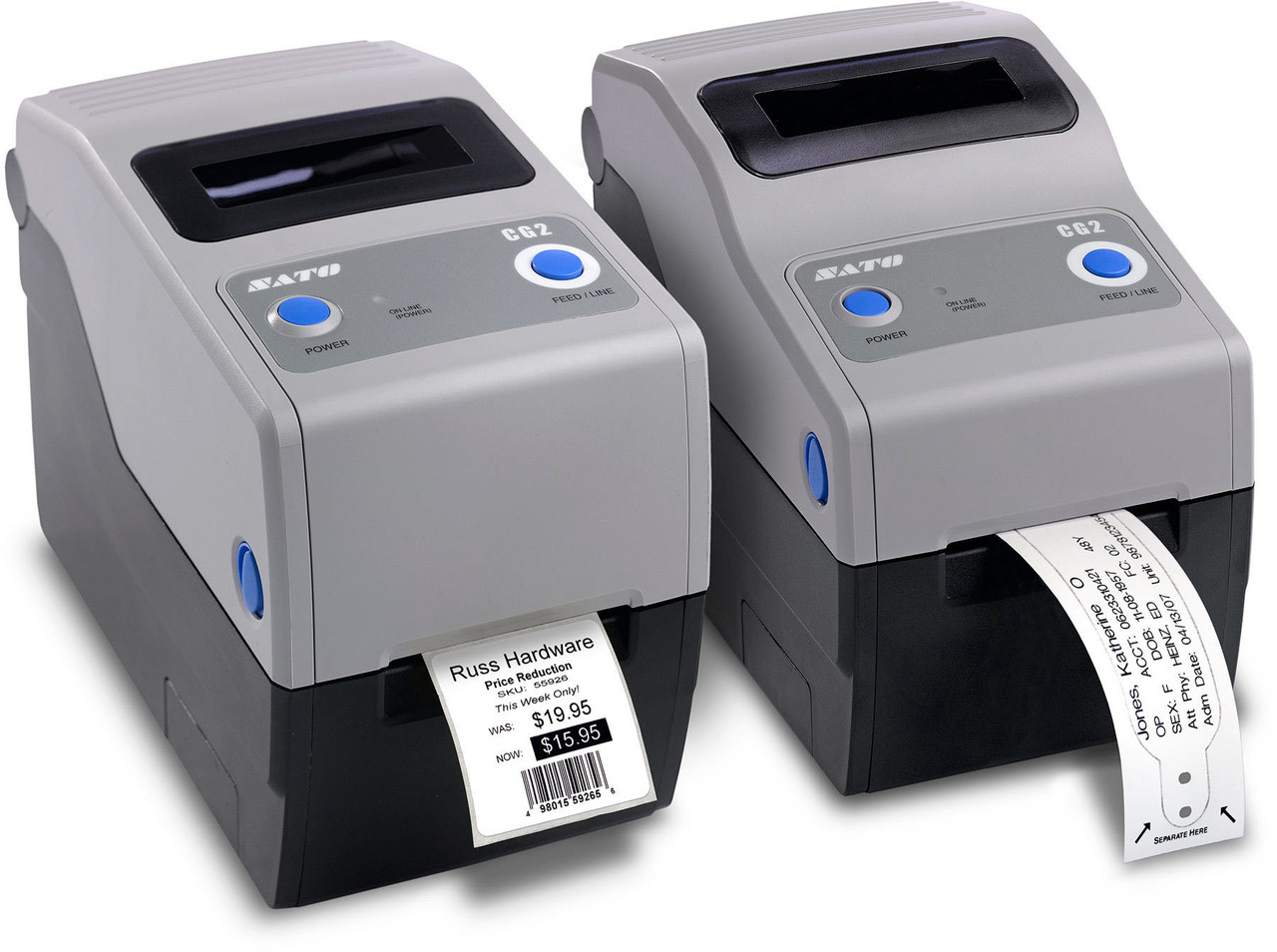 færge hvede lobby SATO CG208DT 203 dpi Desktop Direct Thermal Label Printer | WWCG40041