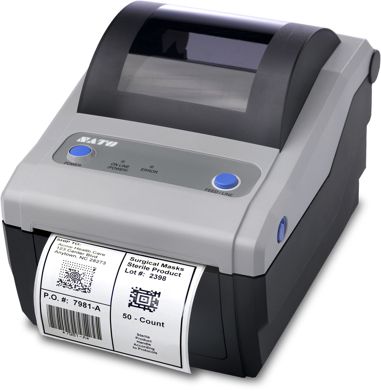SATO CG408DT 203 dpi Desktop Direct 