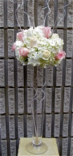 Table Centerpiece For Wedding Reception Hydrangea And Roses