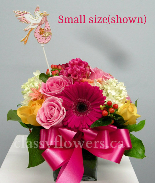 Small size vase arrangement