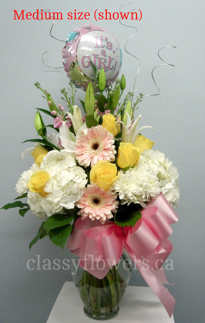 Medium size vase arrangement