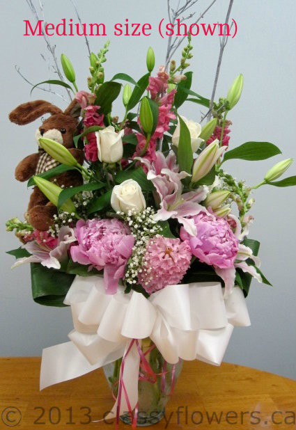 Medium size vase arrangement