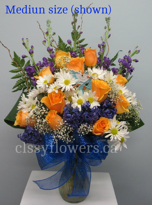 Medium size vase arrangement