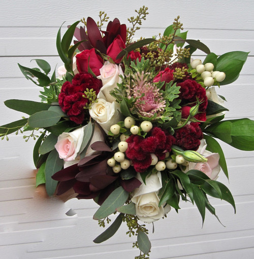 Bridal Bouquet Tropical Garden Style 