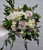  Bridal Bouquet With  Roses, Eucalyptus Garden Style 