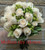 Bridal Bouquet With Ivory Roses And Hypericum Berries