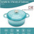 COOKWIN Enameled Cast Iron Dutch Oven with Self Basting Lid;  Enamel Coated Cookware Pot 5QT