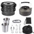 2-3 People Outdoor Teapot Set Pot Combination Camping Folding Pot Cookware Set