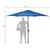 10 Feet Outdoor Patio Umbrella with Tilt Adjustment and Crank