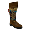 Paul Brodie's Women's Winter Boot Brown with "Coyote Butte Khaki" Pendleton Blanket