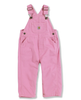 Children's Pink Carhartt Washed Duck Bib Overall