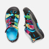 KEEN Big Kids' Newport H2 Sandal Rainbow Tie Dye