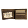 Adrian Klis Trifold Bison Leather Wallet