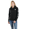 Women's Carhartt Logo Sleeve Sweatshirt Black