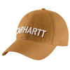 Carhartt Block Logo Cap Carhartt Brown