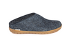 Glerups Denim Wool Rubber Sole Slippers