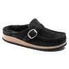 Birkenstock Buckley Shearling Black Suede