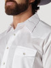 Men's Wrangler White Western Snap Shirt