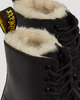 Dr. Martens Women's 1460 Serena Faux Fur Lined Leather Boot Black Burnished Wyoming