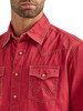 Men's Wrangler Retro Shirt with Snaps in Chili Red