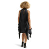 Wrangler Women's Retro Black Party Fringe Dress 