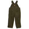 Carhartt Children's Loose Fit Canvas Bib Overall Olive