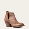 Ariat Women's Dixon R-Toe Distressed Brown Short Western Boot