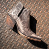 Ariat Women's Dixon Naturally Distressed Black Short Snip-Toe Western Boot