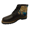 Paul Brodie Men's Brown Winter Lace Boot with Khaki Pendleton Blanket