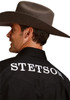 Men's Stetson Logo Long Sleeve Snap Western Shirt