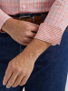 Men's Wrangler George Strait Long Sleeve Fiesta Red Plaid Button Down Western Shirt