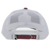 Hooey "Punchy" Maroon/White Hat