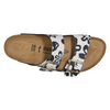 Birkenstock Arizona Blooming Black and White Birko Flor Sandal