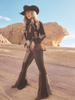 Women's Wrangler x Lainey Wilson Patchwork Corduroy Bell Bottoms