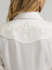 Women Wrangler x Lainey Wilson Star White Embroidered Western Snap Shirt