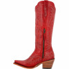 Women's Durango Crush 16" Red Western Boot with Size Zip
