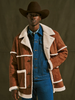 Men's Wrangler Sherpa Contrast Cowboy Jacket Men's Wrangler Sherpa Contrast Cowboy Jacket