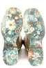 Women's Tin Haul Floral Wide Square Toe Western Boot